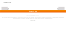 Tablet Screenshot of montesco.com